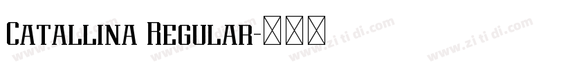 Catallina Regular字体转换 Catallina Regular字体转换